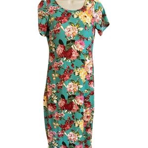 Hotshot Floral Bodycon Dress